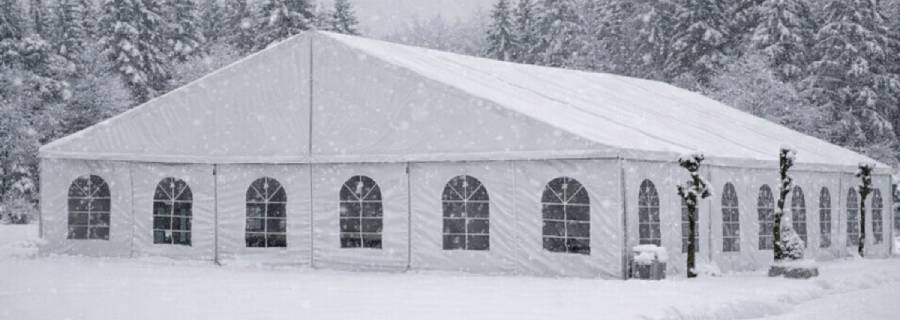 Come rimuovere la neve da tensostrutture e tendoni in modo semplice e sicuro