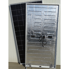 Heating aluminum sheet for photovoltaic panels